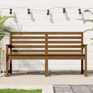 vidaXL Gartenbank Honigbraun 159,5x48x91,5 cm Massivholz Kiefer 824070