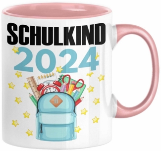 Trendation Tasse Trendation - Einschulung Mädchen Geschenk Schultüte Füllung Tasse
