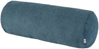 beties Nackenrollenbezug FarbTon, (1 Stück), Chenille-Haptik in Raumausstatter Qualität ca. 15x40 cm nordlicht-blau