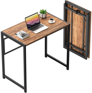 Kleiner Klappbarer Schreibtisch 100x48 cm Weiß Home Office Büro