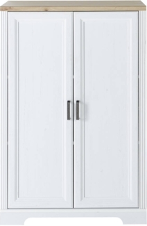 Schrank Büro Ordner JÜLICH-36 in Pinie hell mit Artisan Eiche Nb, B/H/T: ca. 86/127/38 cm