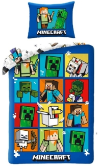Minecraft Bettwäsche Minecraft Kinderbettwäsche 140 x 200 cm