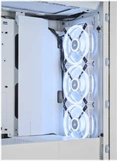 CORSAIR Geh iCUE 5000X RGB (Tempered Glass) QL True White