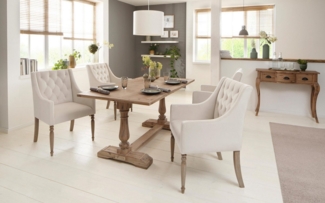 loft24 Esstisch Jay, aus massiver Akazie, FSC® zertifiziert, Breite 220 cm