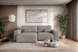 OTTO home Ecksofa MATTS Schlafsofa mit Bettkasten, Maße B/T/H: 265/159/89 cm, L-Form mit Recamiere rechts oder links, hoher Sitzkomfort