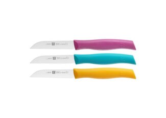 Universalküchenmesser ZWILLING Küchenmesser TWIN Grip Messerset 3-tlg, Gemischte Farben korrosionsbeständig