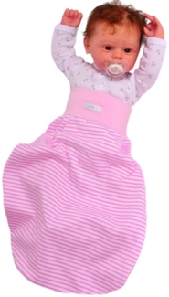 La Bortini Pucksack Pucksack Fußsack Sommer Frühjahr Stramplersack für Babys Kleinkinder