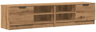 vidaXL TV-Schränke 2 Stk. Artisan-Eiche 80x35x36,5cm Holzwerkstoff 856857