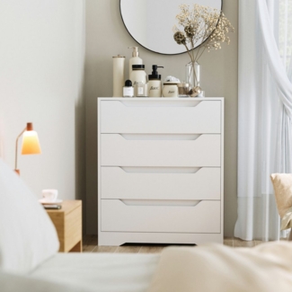 HOMECHO Kommode, Kommode mit 4 Schubladen aus Holz