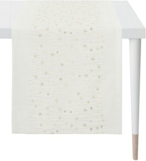 APELT Tischläufer 6301 CHRISTMAS GLAM, Weihnachtsdeko, Weihnachten (1-tlg), Lurex-Jacquardgewebe