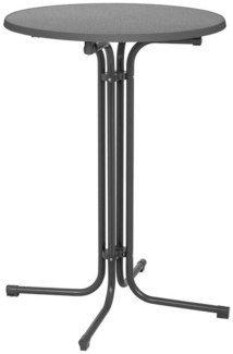 Royal Catering RC-BIS70FG Stehtisch rund klappbar Ø 70 cm grau 110 cm hoch Bistrotisch Gastronomie