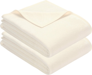 Wohndecke Wohndecke "Triest" 2er-Pack, Erwin Müller, Baumwollmischung Uni