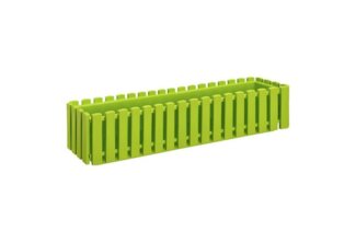 Blumenkasten Fency gelbgrün 75x18,5cm Pflanzkasten Balkonkasten Blumentopf Blumenkübel