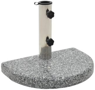 DOTMALL Schirmhalter Sonnenschirmständer Granit 10 kg Gebogen Grau