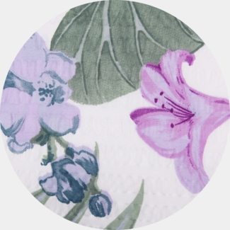 Kissenhülle 2er Pack "Seersucker" 40 x 80cm - ÖKO TEX - Kissenbezug verdeckter Reißverschluss ( Blumen ) Hülle für Dekokissen, Sofakissen