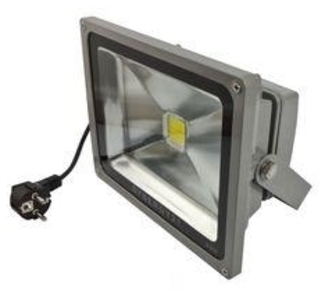 Synergy 21 LED Spot Outdoor Baustrahler 50W schwarzes GehÃ¤use - rot V2