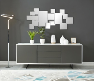 Wandspiegel geometrisches Design AROL - 120 x 2 x 53 cm