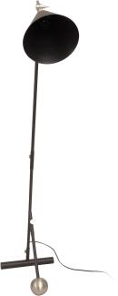 Stehlampe Celeste 225 Schwarz / Silber