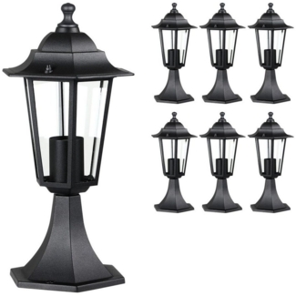 MONZANA® Podestlaterne Hazel 6er-Set Aluminium