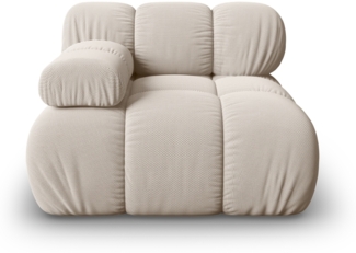 Micadoni Modul Bellis Links 3D-Stoff Helles Beige