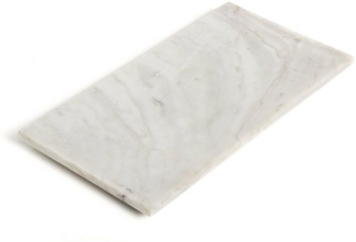 houseproud Dekotablett Arctic Marble Kosmetiktablett, rechteckiger weißer Marmor