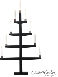 Großer Kerzenleuchter -Tall', 9-flammig, strombetrieben, E10 Leuchtmittel, H 110cm