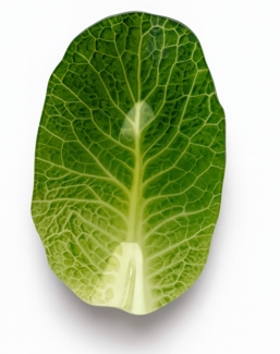 Glas Servierschale in Blattform – 19x29 cm