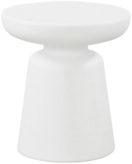 Beistelltisch Posio 44xØ40 cm Weiß [en. casa]