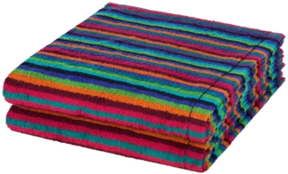 Cawö Lifestyle 2 tlg. Frottier-Set - 2 X Duschtuch (70 X 140cm) - 512 g/m2 - Mehrfarbig