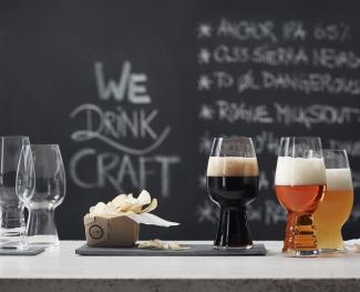 Spiegelau Craft Beer Glasses Tasting Kit, 3er Set, Ale Glas, Witbier, Stout, Bierglas, Bier Glas, Kristallglas, 4991693