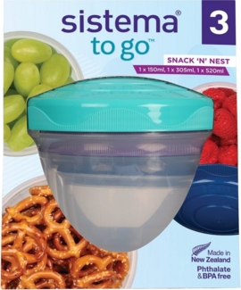 Sistema Lunchbox "Snack'n'Nest to go" 3er-Set