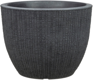 Scheurich Pflanzgefäß Barceo Ø 30 x 30 cm stony black