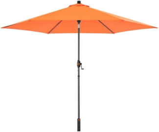 Doppler myZone Sonnenschirm / Mittelmastschirm "Auto Tilt 305", orange, Ø 305 cm