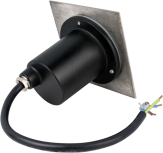 LED Bodenleuchte Bodeneinbauleuchte Bodenstrahler Befahrbar Edelstahl Rostfre Eckig mit GU10 Fassung