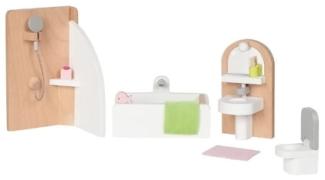 Puppenhausmöbel aus Holz - Badezimmer | goki