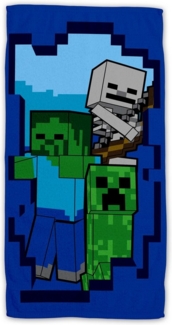 Minecraft Beware Duschtuch Badetuch Strandtuch 70x140 cm