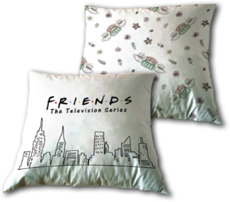 Friends Kissen – Kuscheliges Sofakissen mit ikonischem TV-Serien-Design (1 Stück)