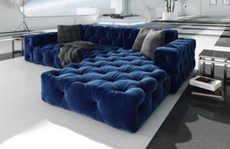 Sofa Dreams Ecksofa Polster Design Sofa Samtstoff Menorca L Form kurz Stoffsofa, Loungesofa