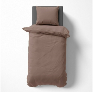 Visaggio Bettwäsche Mikrofaser Uni 135x200 155x220 200x200 Einfarbig Allergiker geeignet, Microfaser, 2 teilig, Einfarbige Bettbezug Set, mit YKK Reißverschluss, Atmungsaktiv