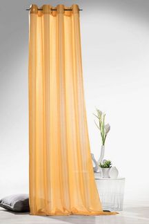 Weckbrodt Vorhang Klara (1 St), Ösen, halbtransparent, Wildseiten-Optik, halbtransparent, Gardine, Store