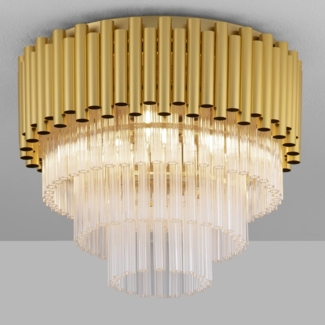 Nova Luce 9824078 MAGNOLIA Deckenleuchte 5-flammig Gold 40cm E14
