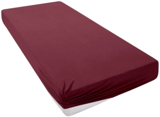 my home Spannbettlaken PHYSALIS, Jersey, Gummizug: rundum, (1 Stück), 100% Baumwolle, Matratzen bis 18 cm Höhe, Bettlaken, Spannbetttuch