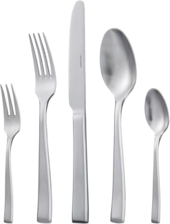 Hanseatic Besteck-Set PREMIUM (30-tlg), 6 Personen, Edelstahl 18/10, verstärktes Material und trapezförmiges Design am Griffende