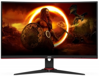 AOC C24G2AE Curved Gaming Monitor 59,9cm (23,6 Zoll) Full-HD, VA-Panel, HDMI, DisplayPort, VGA,