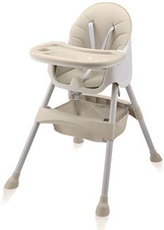 Baby Vivo 'Oscar' Design 2in1 Kinderhochstuhl beige