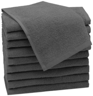 ZOLLNER Gästehandtücher, Walkfrottier (10-St), 30x50 cm, 100% Baumwolle, alle Farben bis 95°C waschbar