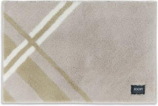 JOOP! Badteppich CHECKS 60x90 cm natur-jasmin