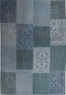 Teppich SchoenesWohnen24 Lyrical 210 Multi / Blau 120x170 cm
