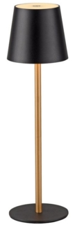 SellTec LED Tischleuchte LED Tischlampe Akku Outdoor, Dimmbar, Memoryfunktion, USB, Up&Down, 1xLED-Board/2,50W/3000K, warmweiß, Up & Down Lichtaustritt, USB, Dimmbar Touchdimmer