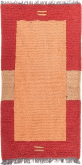 Morgenland Nepal Teppich - 140 x 70 cm - orange